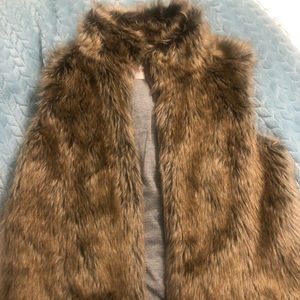 Faux Fur Vest size 8/10